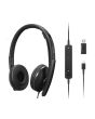 Lenovo 4XD1M39029 headphones/headset Wired Head-band USB Type-C Black