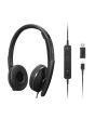 Lenovo 4XD1M45627 headphones/headset Wired Head-band USB Type-C Black