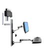 Ergotron LX Series LX Wall Mount System monitor mount / stand 68.6 cm (27") Black, Silver