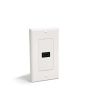 StarTech.com Single Outlet Female HDMI Wall Plate White