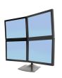Ergotron DS Series DS100 Quad Monitor Desk Stand monitor mount / stand 61 cm (24") Black