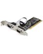 StarTech.com PCI Serial Parallel Combo Card with Dual Serial RS232 Ports (DB9) & 1x Parallel LPT Port (DB25) - PCI Combo Adapter Card - PCI Expansion Card Controller - PCI to Printer Card