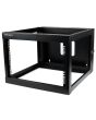 StarTech.com 6U Hinged Open Frame Wall-Mount Server Rack - 22 in. Deep
