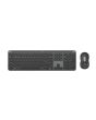 Logitech MK950 Signature for Business keyboard Mouse included Office RF Wireless + Bluetooth QWERTY UK English Graphite