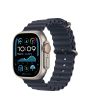 Apple Watch Ultra 2 GPS + Cellular 49mm Natural Titanium Case with Navy Ocean Band