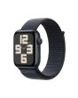 Apple Watch SE GPS 44mm Midnight Aluminium Case with Ink Sport Loop