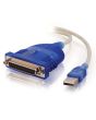 C2G USB 1284 DB25 Parallel Printer Adapter interface cards/adapter
