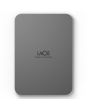 LaCie Mobile Drive Secure external hard drive 2 TB USB Type-C 3.2 Gen 1 (3.1 Gen 1) Grey