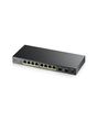 Zyxel GS1100-10HP v2 Unmanaged Gigabit Ethernet (10/100/1000) Power over Ethernet (PoE) Black