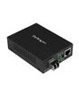 StarTech.com Gigabit Ethernet Fiber Media Converter - Compact - 850nm MM LC - 550m