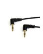 StarTech.com 3 ft Slim 3.5mm Right Angle Stereo Audio Cable - M/M