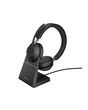 Jabra Evolve2 65 USB-A Black UC Chrg stand Stereo