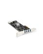 StarTech.com 4 Port USB 3.0 PCIe Card w/ 4 Dedicated 5Gbps Channels (USB 3.1 Gen 1) - UASP - SATA / LP4 Power - PCI Express Adapter Card