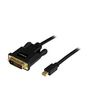 StarTech.com 6ft (1.8m) Mini DisplayPort to DVI Cable - Mini DP to DVI Adapter Cable - 1080p Video - Passive mDP 1.2 to DVI-D Single Link - mDP or Thunderbolt 1/2 Mac/PC to DVI Monitor