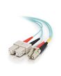 C2G 85531 InfiniBand/fibre optic cable 1 m LC SC OFNR Turquoise