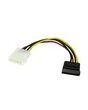 StarTech.com 6in 4 Pin LP4 to SATA Power Cable Adapter