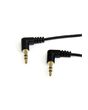StarTech.com 1 ft Slim 3.5mm Right Angle Stereo Audio Cable - M/M
