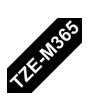 Brother TZE-M365 label-making tape White on black