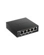 D-Link DGS-1005P Unmanaged L2 Gigabit Ethernet (10/100/1000) Power over Ethernet (PoE) Black