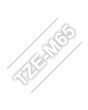 Brother TZE-M65 label-making tape Transparent