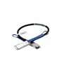 Lenovo 1.25m Mellanox QSFP Passive DAC InfiniBand/fibre optic cable Black, Blue