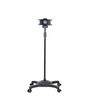 StarTech.com Mobile Tablet Stand with Lockable Wheels - Height Adjustable Cart - Universal Rolling Floor Stand for Tablets from 7 to 11 inch, Portable Tablet Stand w/ Detachable Tablet Holder