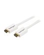 StarTech.com 5m / 16 ft CL3 Rated HDMI Cable w/ Ethernet - In Wall Rated Ultra HD HDMI Cable - 4K 30Hz UHD High Speed HDMI Cable - 10.2 Gbps - HDMI 1.4 Video/Display Cable - 30AWG, White