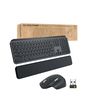 Logitech MX Keys combo for Business Gen 2 keyboard Mouse included Office RF Wireless + Bluetooth QWERTY UK International Graphite
