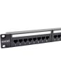 EXL+ CAT6 1U 24PT P/PANEL BK
