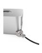 Compulocks Mac Studio Ledge Lock Adapter with Keyed Cable Lock Silver