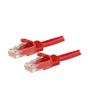 StarTech.com 3m CAT6 Ethernet Cable - Red CAT 6 Gigabit Ethernet Wire -650MHz 100W PoE RJ45 UTP Network/Patch Cord Snagless w/Strain Relief Fluke Tested/Wiring is UL Certified/TIA