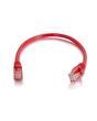 C2G 0.5m Cat6 Booted Unshielded (UTP) Network Patch Cable - Red