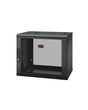 APC NetShelter 9U Wallmount Rack Enclosure Cabinet Single Hinged Switch Depth