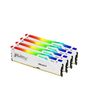Kingston Technology FURY Beast 64GB 5200MT/s DDR5 CL40 DIMM (Kit of 4) White RGB XMP