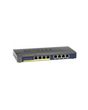 NETGEAR GS108PP Unmanaged Gigabit Ethernet (10/100/1000) Power over Ethernet (PoE) Black