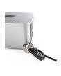 Compulocks Mac Studio Ledge Lock Adapter with Combination Cable Lock Silver