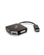 C2G DisplayPort to HDMI, VGA, or DVI Adapter Converter - Black