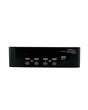 StarTech.com 4 Port DVI VGA Dual Monitor KVM Switch USB with Audio & USB 2.0 Hub