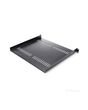 StarTech.com 1U Server Rack Shelf - Universal Vented Rack Mount Cantilever Tray for 19" Network Equipment Rack & Cabinet - Heavy Duty Steel – Weight Capacity 44lb/20kg - 16" Deep Shelf, Black