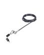 StarTech.com Universal Laptop Lock 6.6ft (2m), Security Cable For Notebooks Compatible With Noble Wedge/Nano/K-Slot, Keyed Locking Cable, Anti-Theft Cut-Resistant Carbon Steel Cable