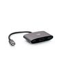 C2G USB-C 3-in-1 Mini Dock with HDMI, USB-A, and USB-C Power Delivery up to 100W - 4K 60Hz