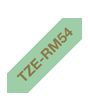 Brother TZE-RM54 label-making tape Gold on mint colour