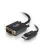C2G 1m DisplayPort to Single Link DVI-D Adapter Cable M/M - DP to DVI - Black