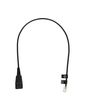 Jabra 8800-00-01 telephone cable 0.5 m Black