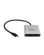 StarTech.com USB 3.0 Flash Memory Multi-Card Reader / Writer with USB-C - SD, microSD, CompactFlash
