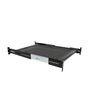 StarTech.com 2U Sliding Server Rack Mount Shelf - 20 to 30in Adjustable Mounting Depth - Vented - 50lb - Heavy Duty Universal 19” Rack Shelf for Equipment Rack - 24in Deep