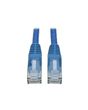 Tripp Lite N201-001-BL50BP Cat6 Gigabit Snagless Molded (UTP) Ethernet Cable (RJ45 M/M), PoE, Blue, 1 ft. (0.31 m), 50-Piece Bulk Pack