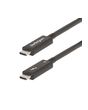 StarTech.com 6ft (2m) Active Thunderbolt 4 Cable, 40Gbps, 100W Power Delivery, 4K/8K Video, Intel-Certified Thunderbolt Cable - Compatible w/ USB4/Thunderbolt 4/ USB 3.2/ USB Type-C/DisplayPort/Thunderbolt 3