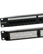 EXL+ CAT5E 1U 24PT P/PANEL BK