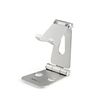 StarTech.com Phone and Tablet Stand - Foldable Universal Mobile Device Holder for Smartphones & Tablets - Adjustable Multi-Angle Ergonomic Cell Phone Stand for Desk - Portable - Silver